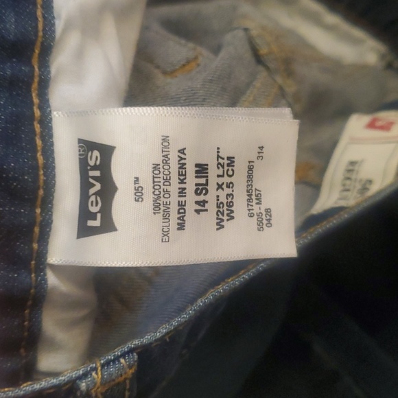 Boys Denim Blue Levi's - Picture 4 of 13